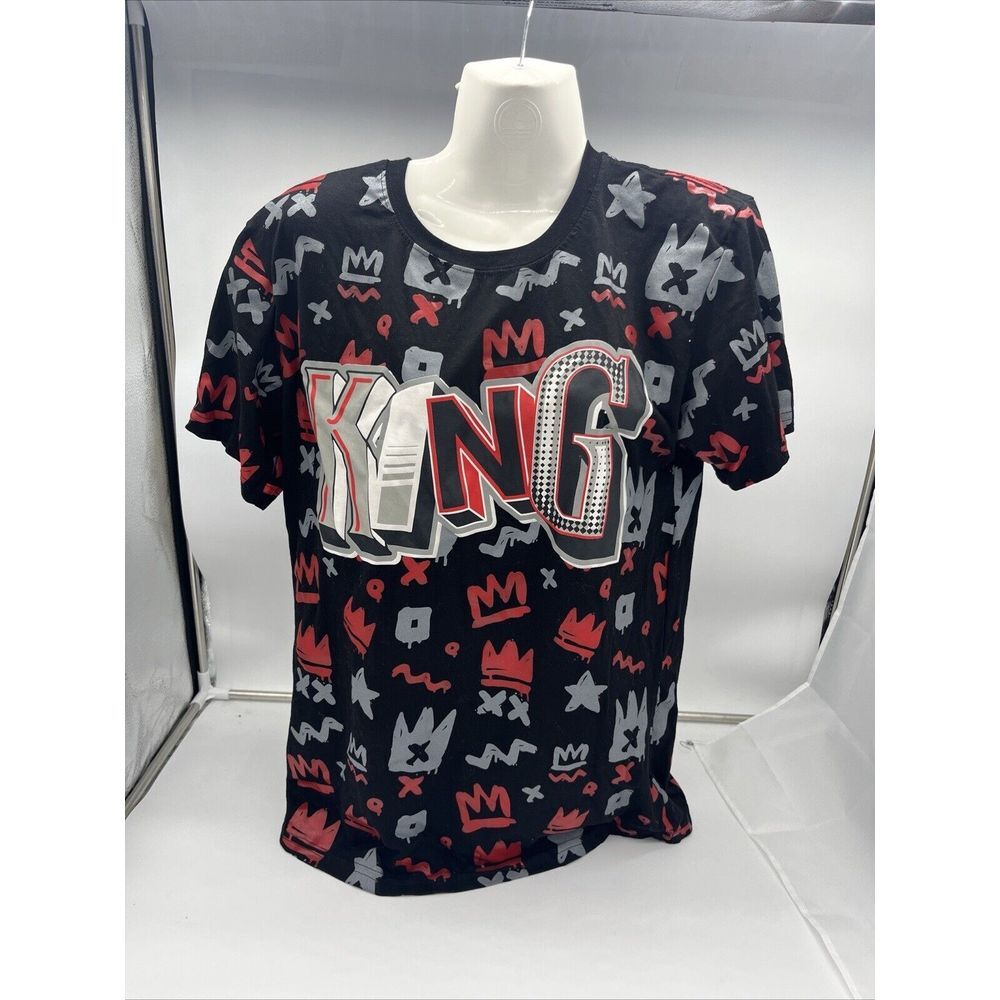 Bailey Apparel (Vibes) KING Wrap around print Medium Polyester Blend T Shirt